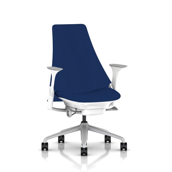 SAYL CHAIR UPHOLSTERED - Versione Fog/Curacao Blu