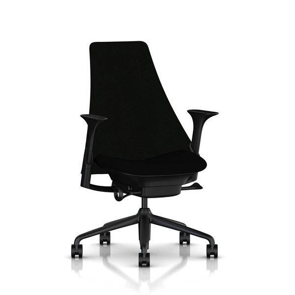 SAYL CHAIR UPHOLSTERED - Versione All Blacks