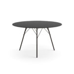 leaf table outdoor round diam 100 cm