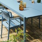 Linear Steel table – L. 140 cm. x P. 75 cm.